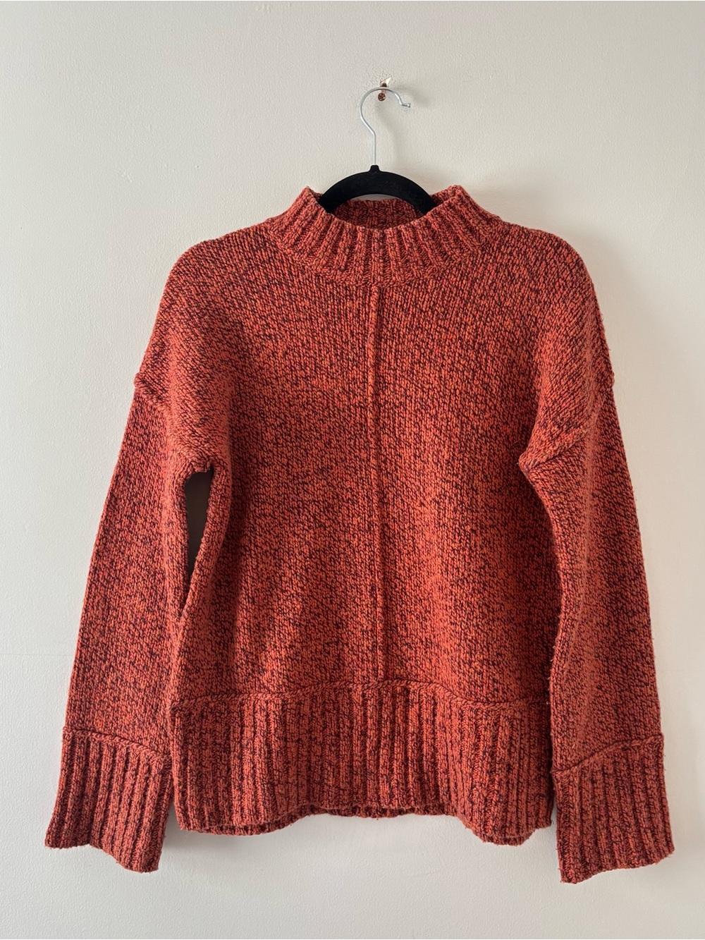 Smartwool Bell Meadow Sweater Turtleneck Pullover Heathered Thick Knit